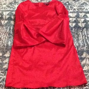 Candy Apple Red Bell Sleeve Dress